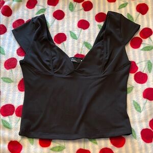 Elegant Black Women's Top